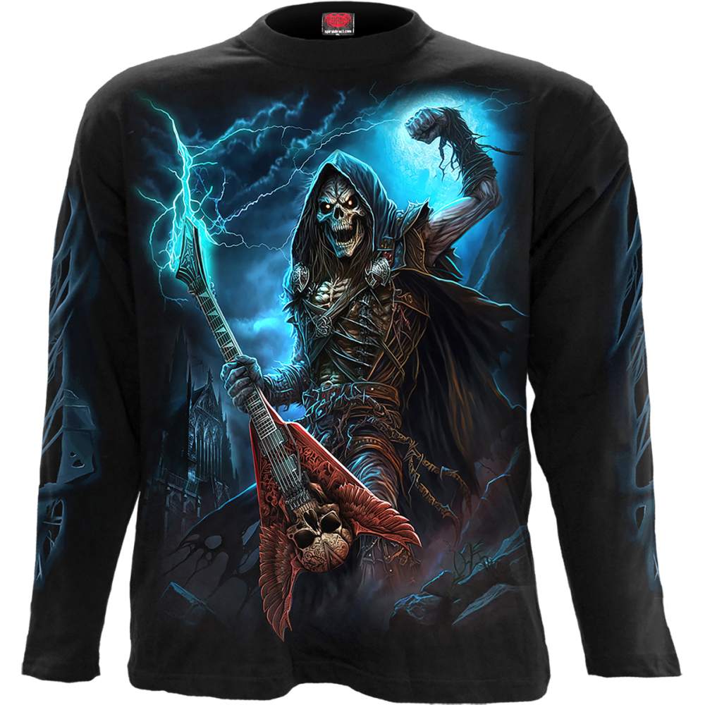 Spiral - Dead Metal Lange ärmel top - Schwarz